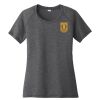Ladies PosiCharge ® Tri Blend Wicking Scoop Neck Raglan Tee Thumbnail