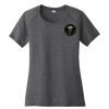 Ladies PosiCharge ® Tri Blend Wicking Scoop Neck Raglan Tee Thumbnail